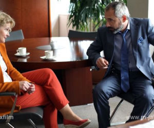 M jak miłość odc. 1005. Marta (Dominika Ostałowska), Adam Werner (Jacek Kopczyński)