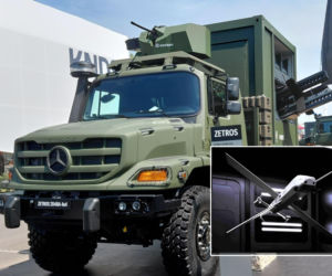 Pancerny Mercedes z rojem dronów sterowanych AI? Niemiecka kooperacja
