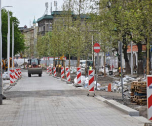 Przebudowa alei Wojska Polskiego - maj 2022