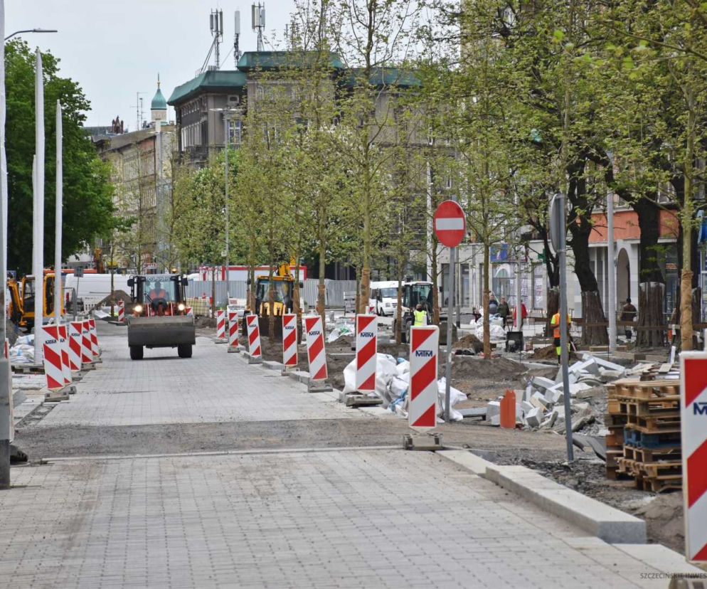 Przebudowa alei Wojska Polskiego - maj 2022