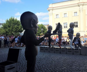 Peregrinus na Rynku w Lesznie