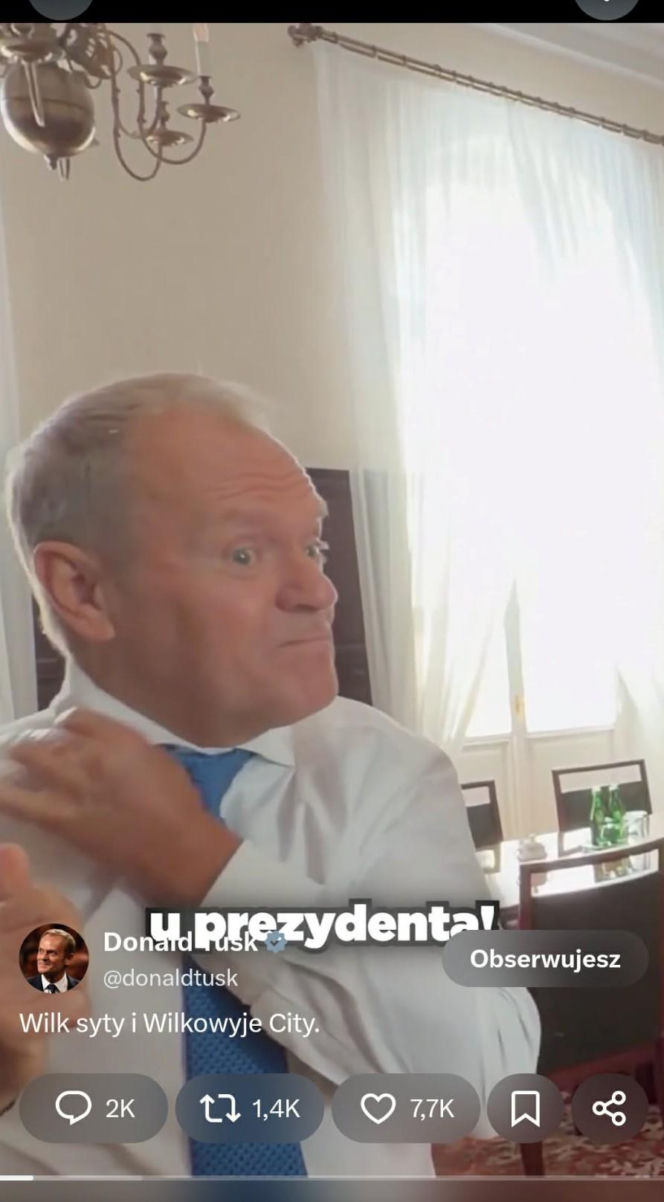 Premier Tusk odwiedził aktorów na planie "Rancza". Takiej reakcji widzów się nie spodziewał!
