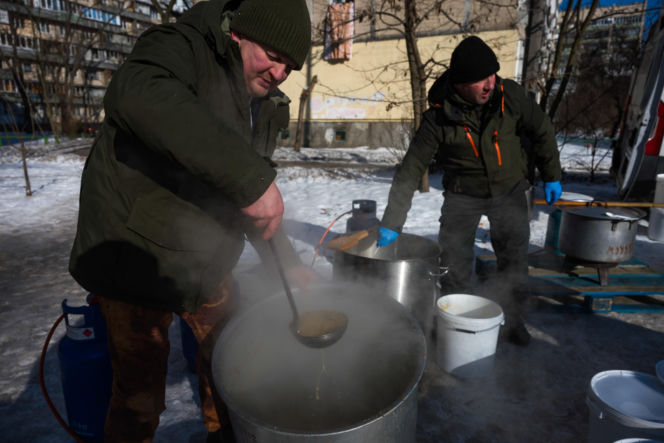 Kijów po rosyjskim ostrzale 3.02.2026