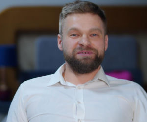 M jak miłość kulisy serialu. Michał Winiar (Tomasz Rożniatowski)