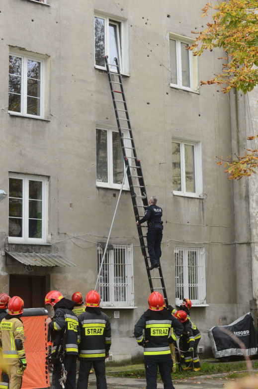 Próba samobójstwa przy ul.Grajewskiej w Warszawie