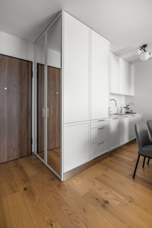 Klimatyczne mieszkanie na Saskiej Kępie - projekt Decoroom