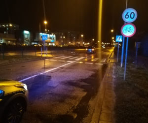  Ostrołęka: Wyhamował dopiero 10 metrów za pasami! Było już za późno! [ZDJĘCIA]