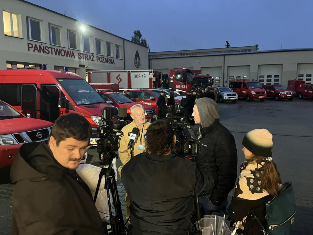 Strażacy z Pomorza ruszyli na południe kraju. Walczą ze skutkami powodzi 