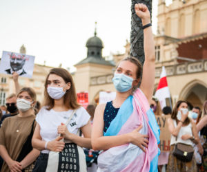 Kraków solidarny z Białorusią