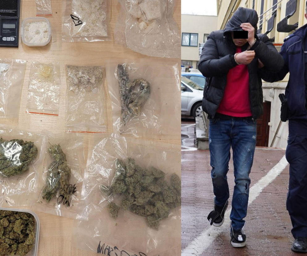 Cisnął torbę pełną narkotyków wprost pod nogi policjanta. Niecodzienne zatrzymanie w Śródmieściu