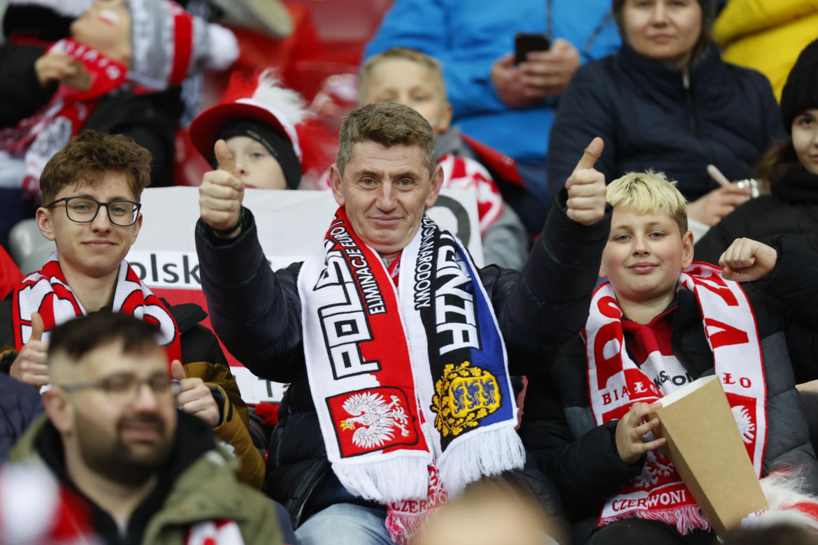 Kibice na meczu Polska - Estonia. Zdjęcia z trybun [21.03.2024]