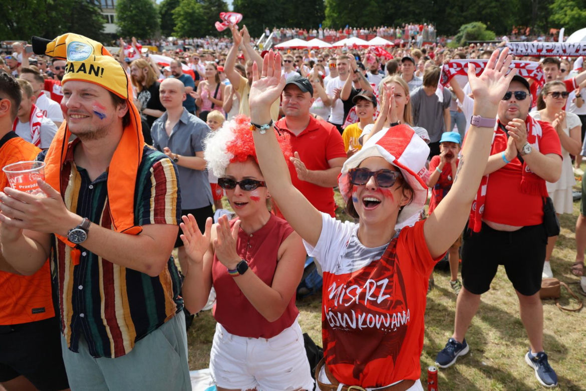 Warszawska Strefa Kibica na Euro 2024 - mecz Polska-Holandia