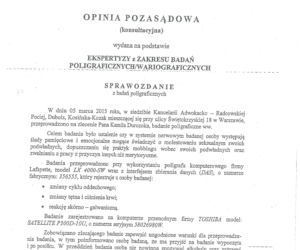 Durczok na wykrywaczu kłamstw