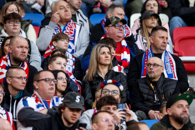 Górnik Zabrze - Raków Częstochowa: Zdjęcia kibiców i zawodników z meczu 25. kolejki PKO BP Ekstraklasy