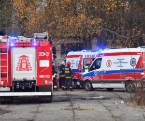 Dwóch chłopców wpadło do basenu przeciwpożarowego