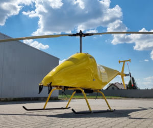 Jedyny taki dron w Europie. Do zadań specjalnych i transportu organów
