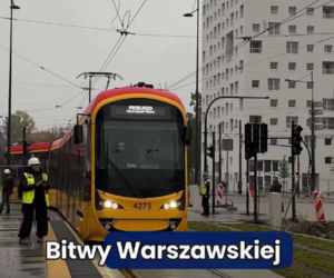 Tramwaje już jeżdżą pierwszym podziemnym tunelem tramwajowym w Warszawie