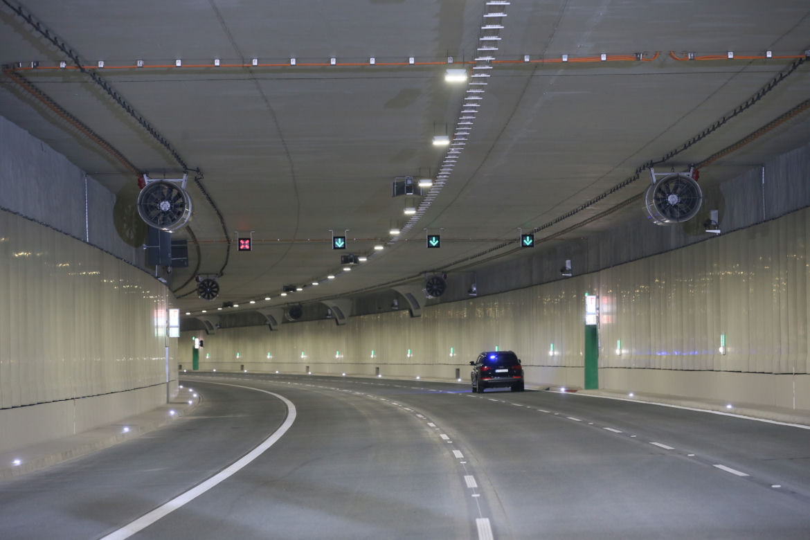 Otwarcie tunelu pod Ursynowem