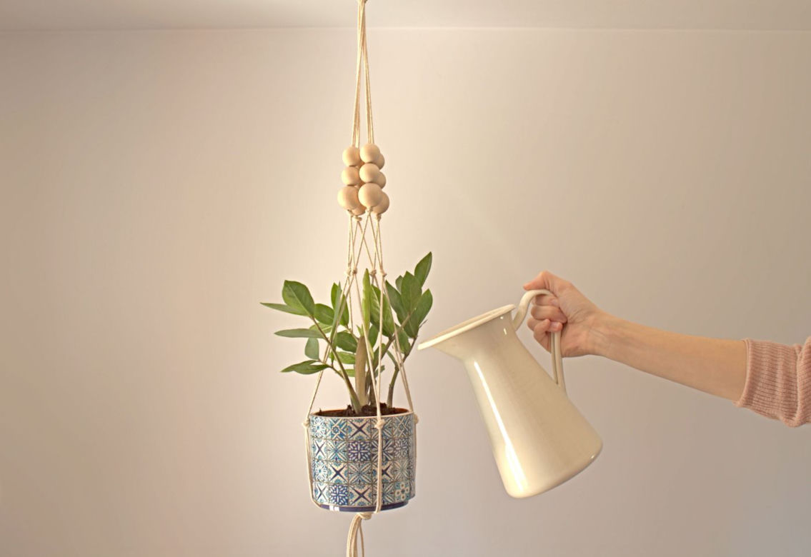 Kwietnik makrama DIY