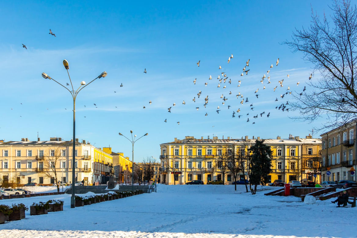 Plac Wolności w Kielcach przed przebudową