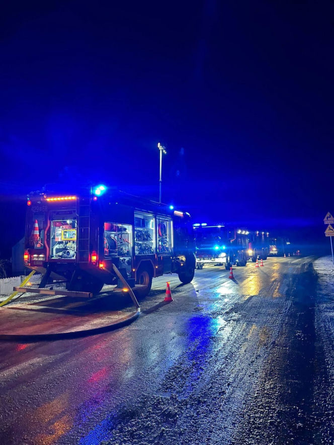 tragiczny pożar w Domaszewie w gminie Maciejowice