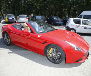 Magda Gessler w Ferrari