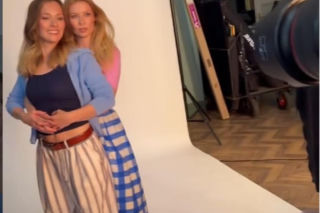 Barwy szczęścia nowy sezon sesja. Dominika (Karolina Chapko), Renata (Anna Mrozowska)