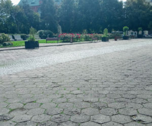 Plac Orła Białego w przeddzień rozpoczęcia przebudowy