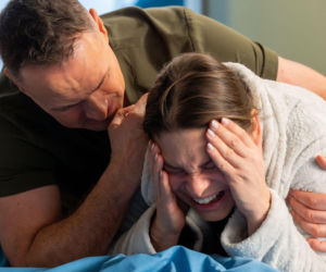 Na dobre i na złe odc. 987. Aleś Zagajewski (Paweł Małaszyński), Iga Kaczorowska (Anna Szymańczyk)