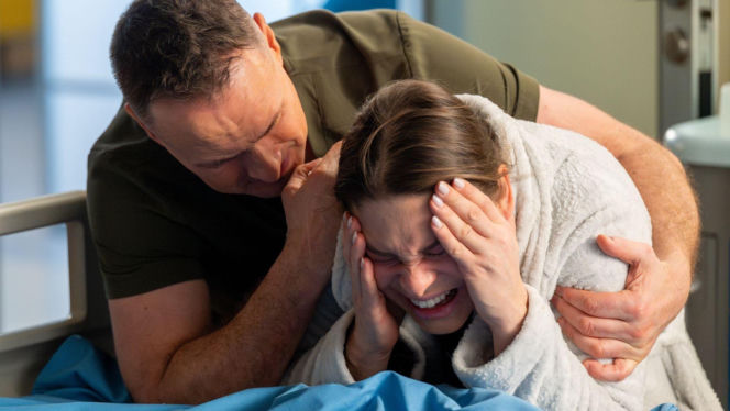 Na dobre i na złe odc. 987. Aleś Zagajewski (Paweł Małaszyński), Iga Kaczorowska (Anna Szymańczyk)