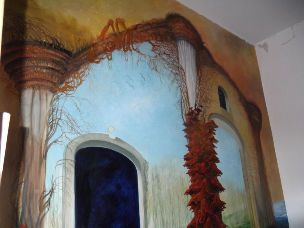 Artystyczne malowanie ścian, freski, murale, iluzj