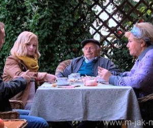 M jak MIŁOŚĆ odc. 974. Barbara (Teresa Lipowska), Lucjan (Witold Pyrkosz), Marta (Dominika Ostałowska), Andrzej (Krystian Wieczorek)