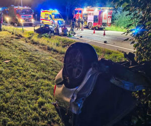 Dwie osoby nie żyją, pięć jest rannych. Koszmarny wypadek na DK 91