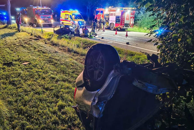 Dwie osoby nie żyją, pięć jest rannych. Koszmarny wypadek na DK 91