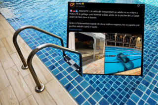 Wjechała do basenu z 5-latką na tylnym siedzeniu! Pomyliła gaz z hamulcem