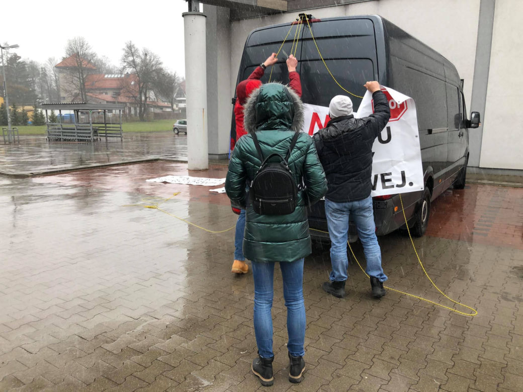 BLOKADA BRZEZIŃSKIEJ. Mieszkańcy Nowosolnej domagają się obwodnicy!