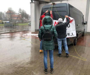 BLOKADA BRZEZIŃSKIEJ. Mieszkańcy Nowosolnej domagają się obwodnicy!