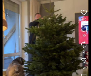 Jacek Rozenek - święta z żoną i synami