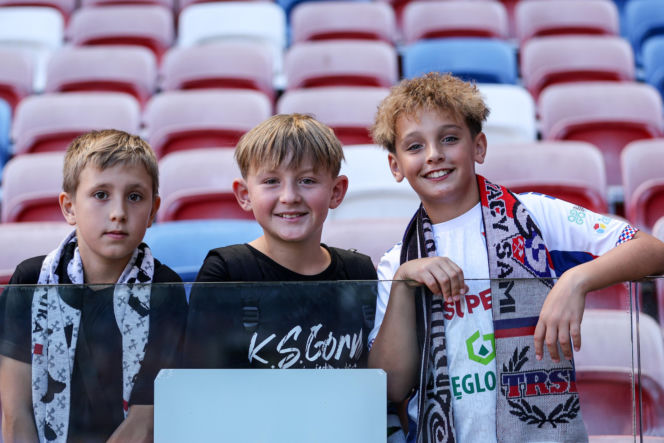 Górnik Zabrze - GKS Katowice: Zdjęcia kibiców i zawodników z meczu 6. kolejki PKO BP Ekstraklasy