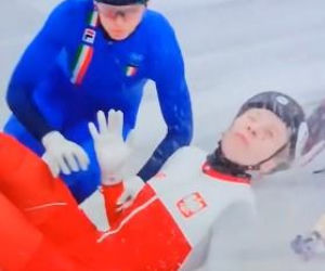 Wypadek Kamili Sellier w short tracku