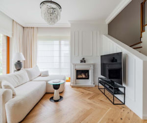 Wnętrze inspirowane Kolorem Roku Pantone 2026 Cloud Dancer