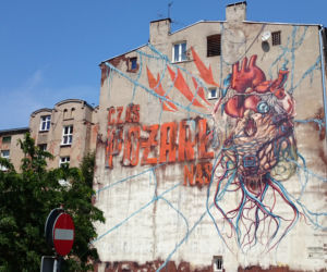 Mural przy Wólczańskiej 109