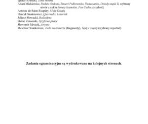 Próbny egzamin ósmoklasisty 2020. Arkusz z języka polskiego