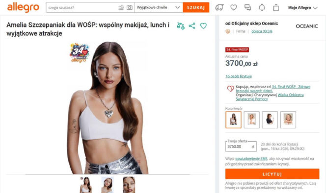 Najciekawsze aukcje gwiazd dla WOŚP. Sprawdź, co można wylicytować