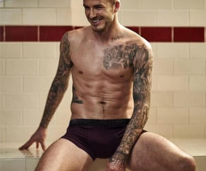 David Beckham biega w majtkach w reklamie H&M