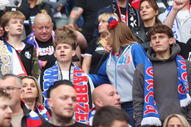 Górnik Zabrze - Lech Poznań: Zdjęcia kibiców i zawodników z meczu 8. kolejki PKO BP Ekstraklasy