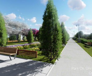 Park na Osiedlu Unii Europejskiej w Koszalinie