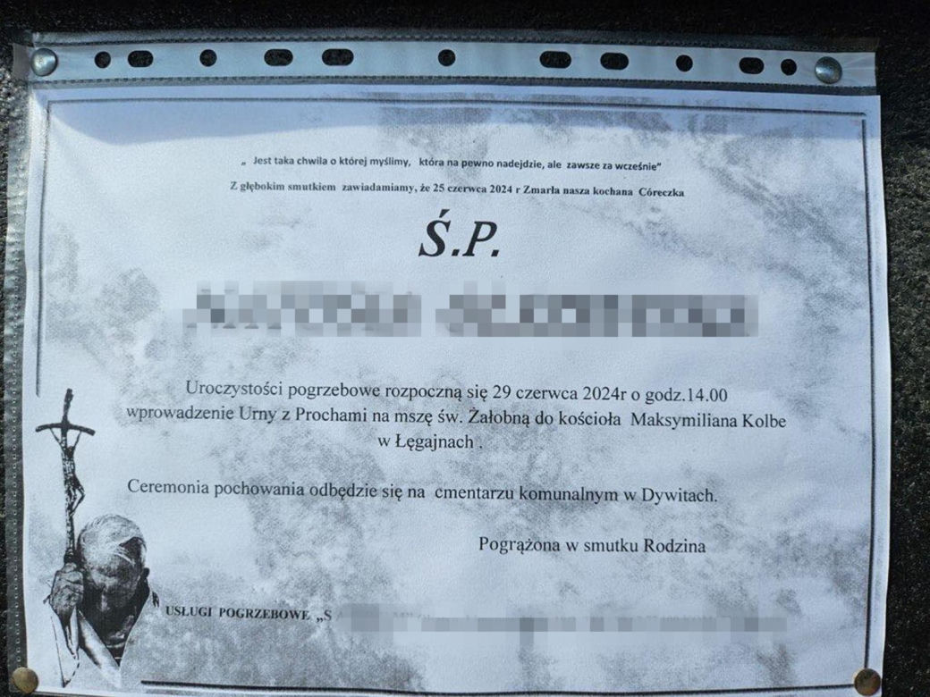 Kolorowe balony wzbiły się prosto do nieba. Wzruszający gest na pogrzebie 7-letniej Natusi