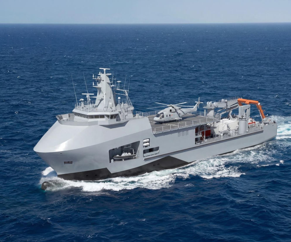 Wizualizacje przyszłego ORP Ratownik