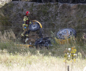 Tragedia na A1 pod Częstochową. Ciężarówka wjechała w służby. Są ofiary